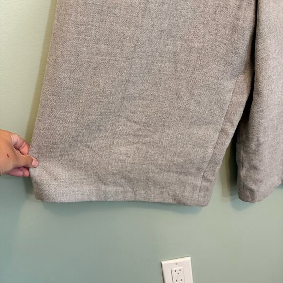 ASOS Jumpsuit Womens 12 Gray Cut Out Strapless Tube Wide Leg Flare Party NWT - Picture 4 of 11